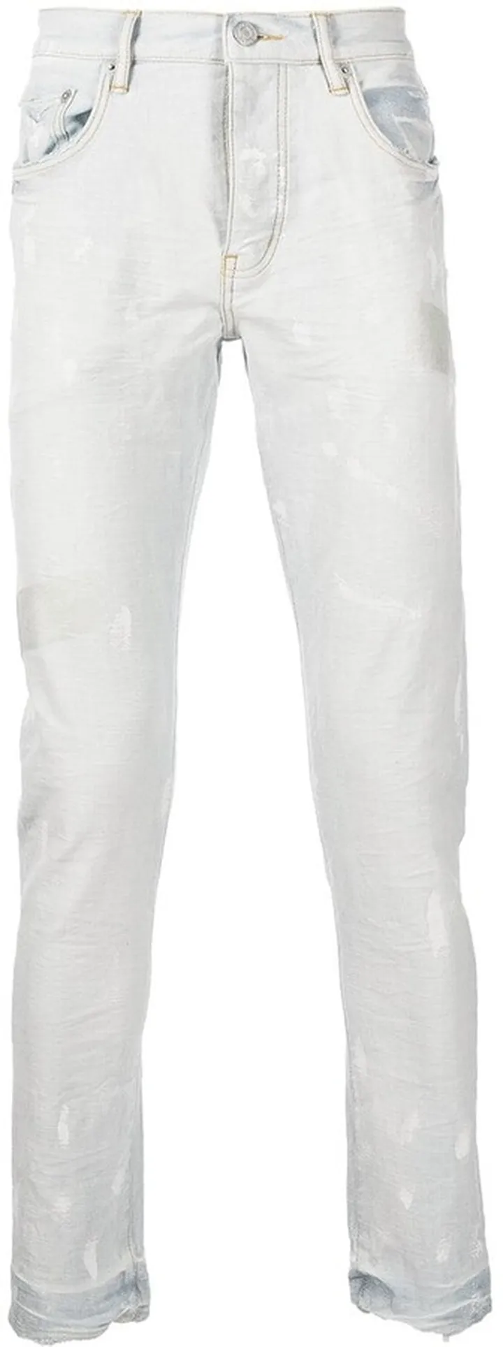 Distressed Slim-Fit Jeans