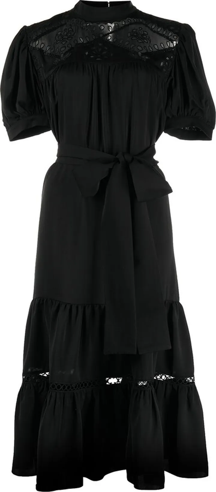 Annika embroidered midi dress