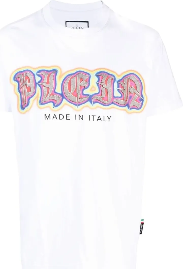 Gothic Plein-print cotton T-shirt