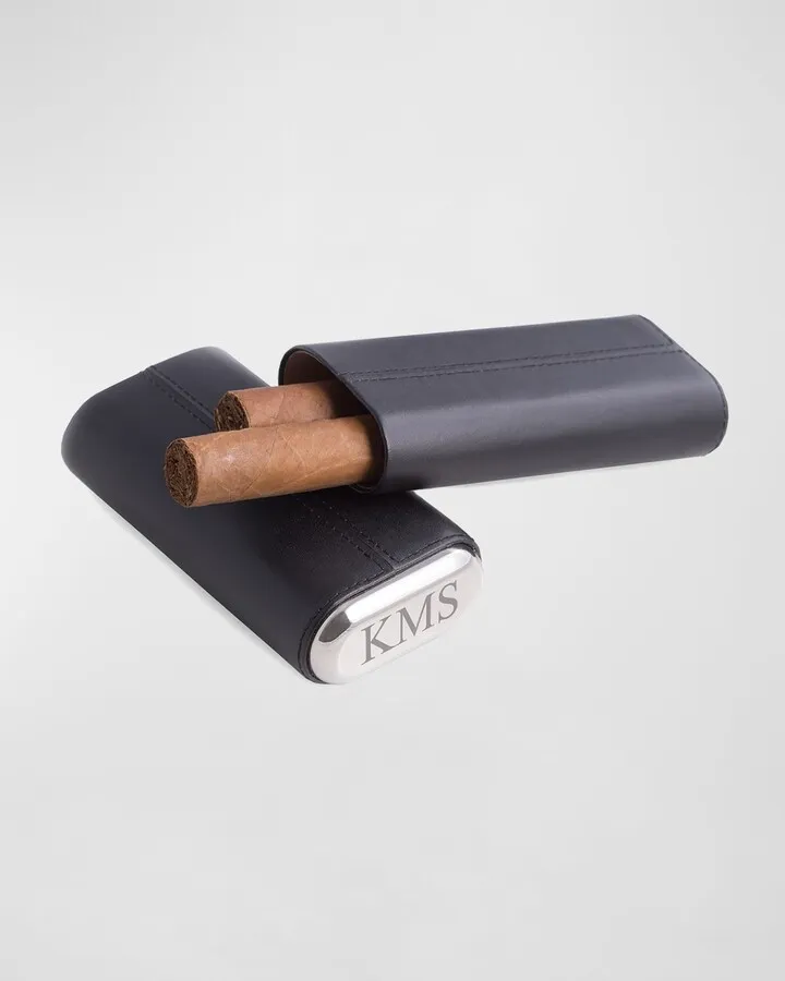 Men's Personalized Travel Cigar Case