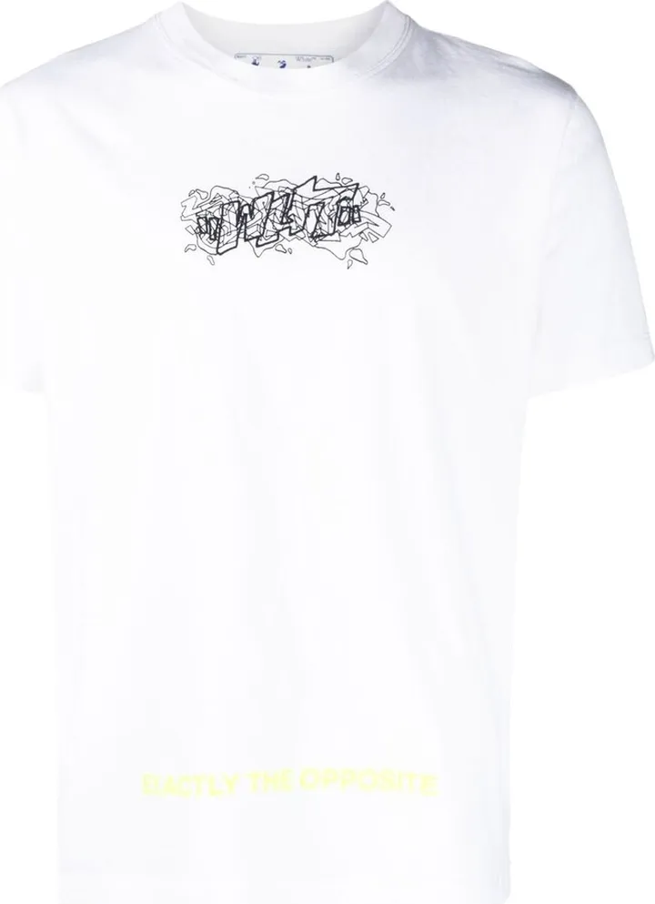 graphic-print cotton T-shirt