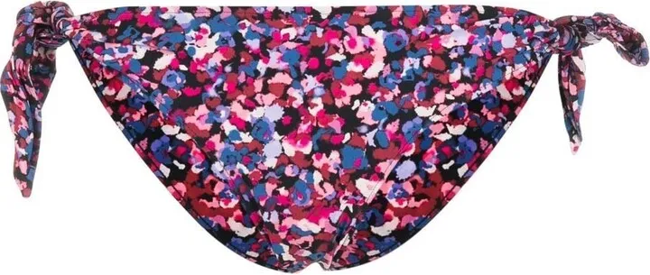 Abstract-Print Bikini Bottoms