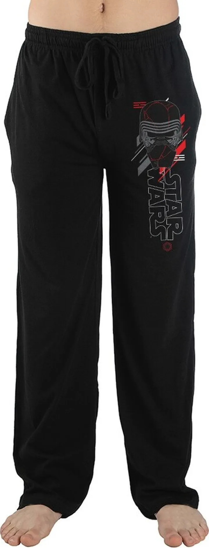 Star Wars Kylo Ren Helmet Men's Black Sleep Pants-X-Small