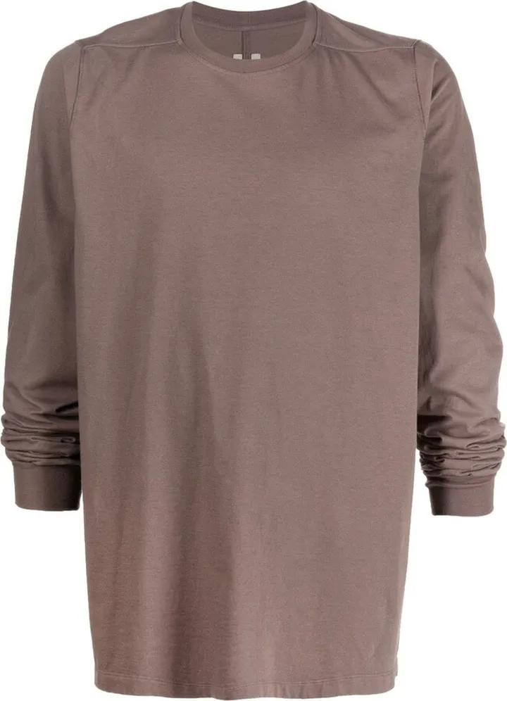 long-sleeve cotton T-shirt