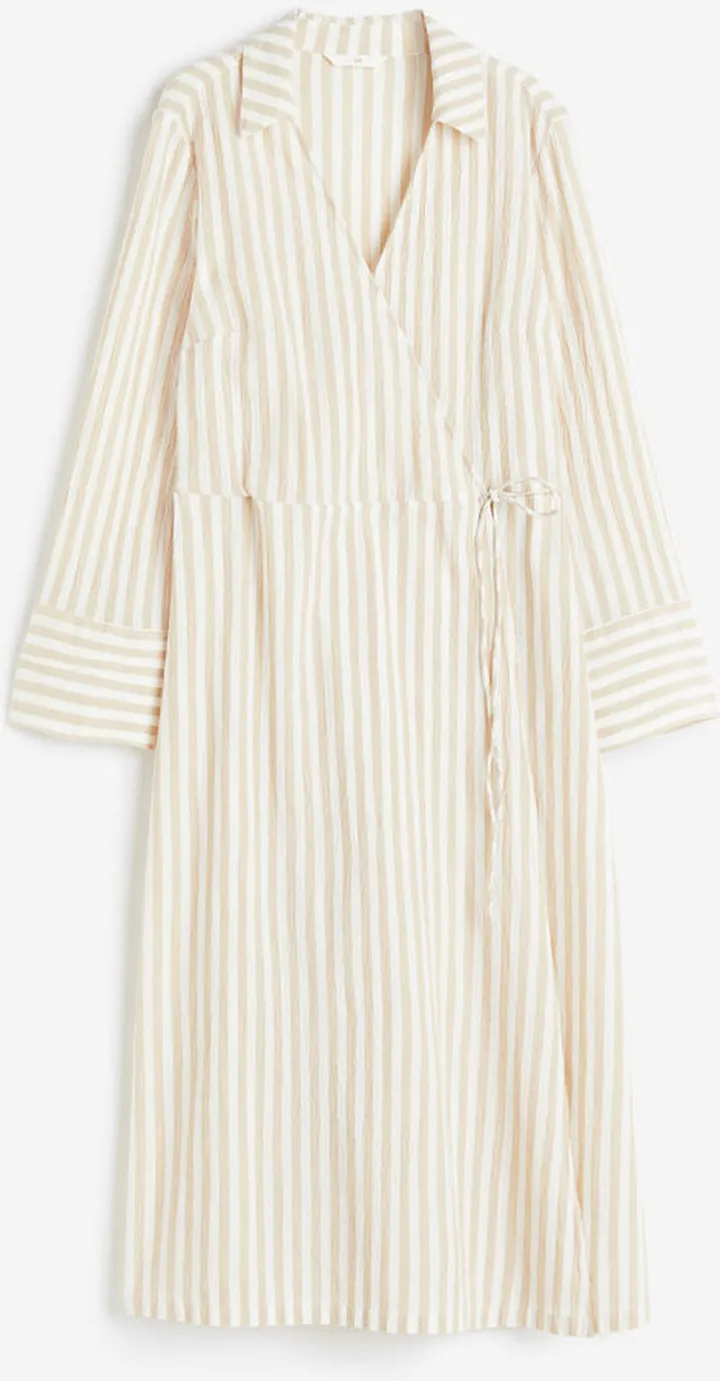 Wrapover Shirt Dress
