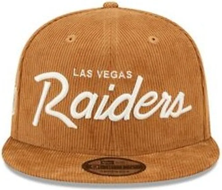 New Era 9FIFTY Cordscript Las Vegas Raiders Fitted Hat