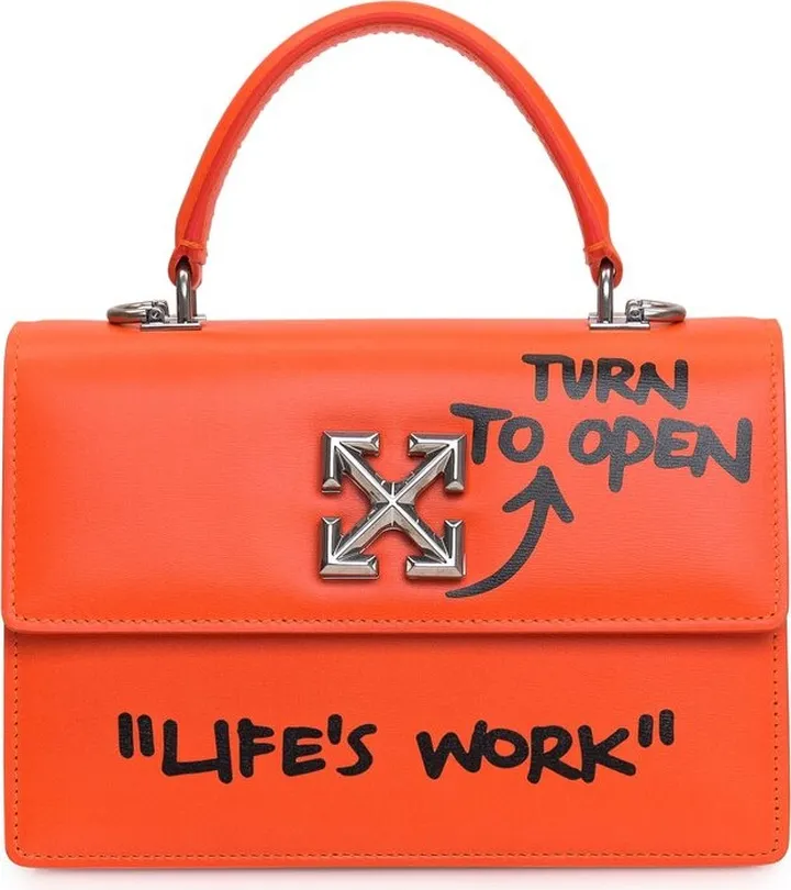 Off-White Jitney 1.4 Foldover Top Tote Bag