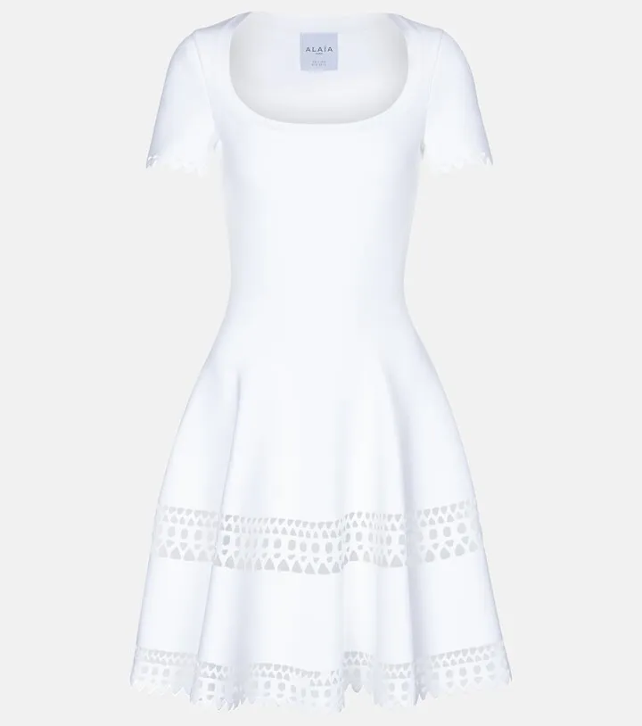 Vienne stretch-jersey minidress