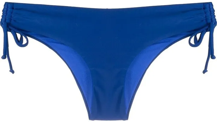 Ruched Drawstring-Detail Swim Briefs