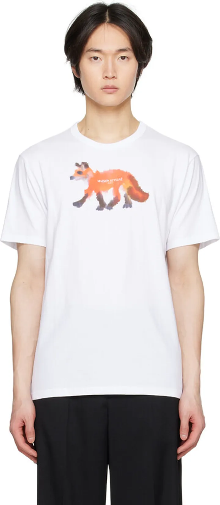 Maison Kitsuné White Rop Van Mierlo Edition Fox Classic T-Shirt