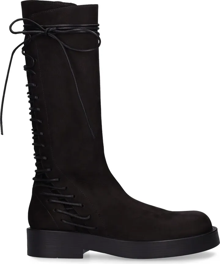 40mm Mick leather combat boots