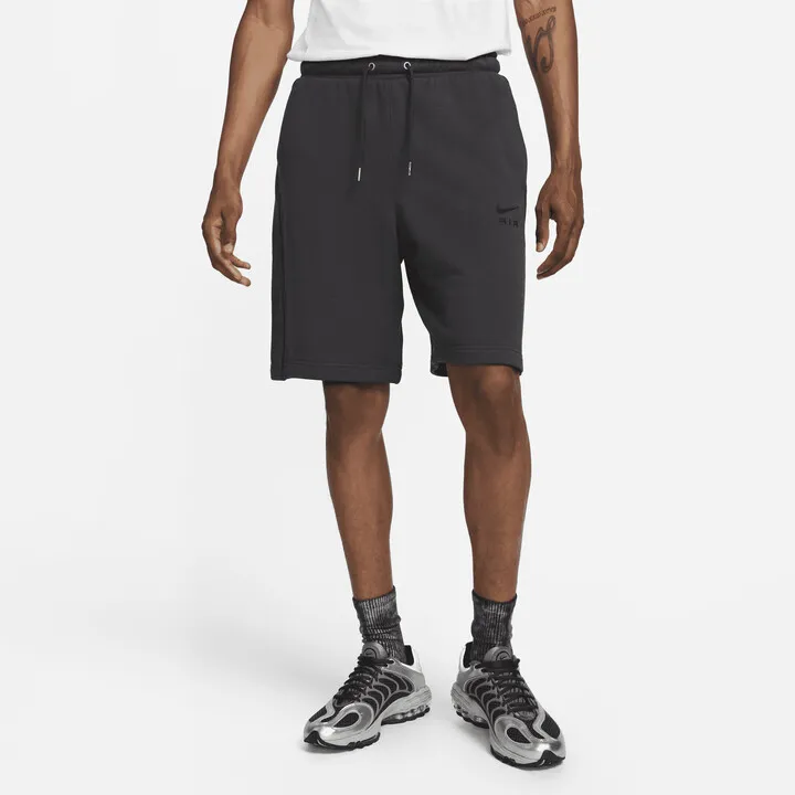 Men's Nike Sportswear Air French Terry Shorts in Grey