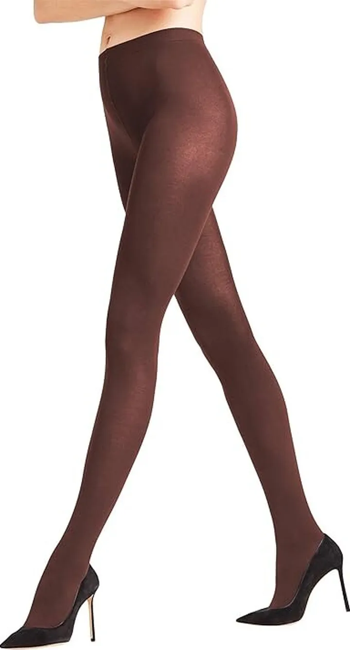 Falke Cotton Touch Tights (Cigar) Hose
