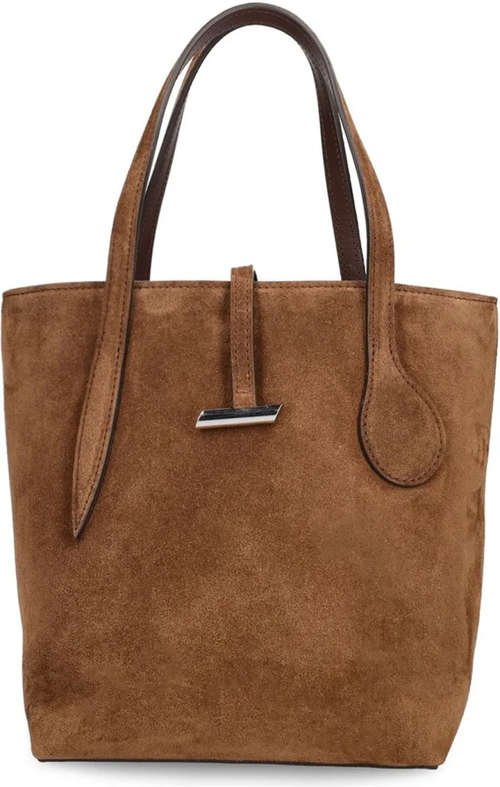 Mini sprout suede tote bag