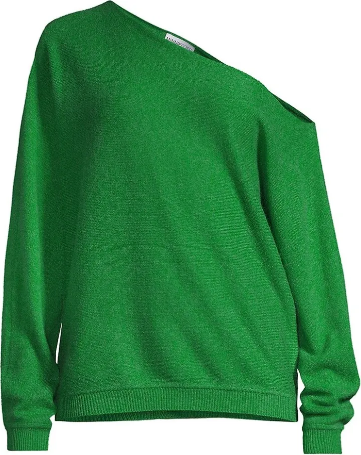 Asymmetric Cashmere Knit Top