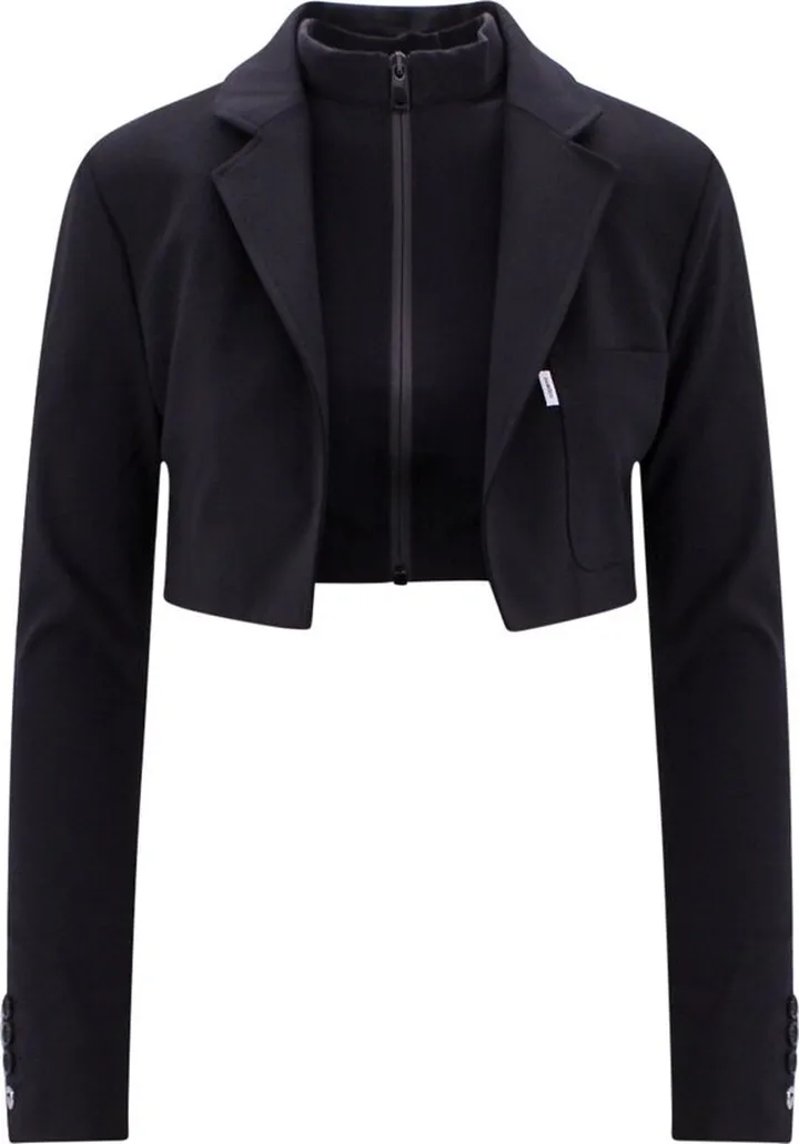 Coperni Hybrid Cropped Tailored Jacket