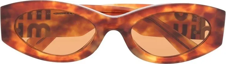 Glimpse oval-frame sunglasses