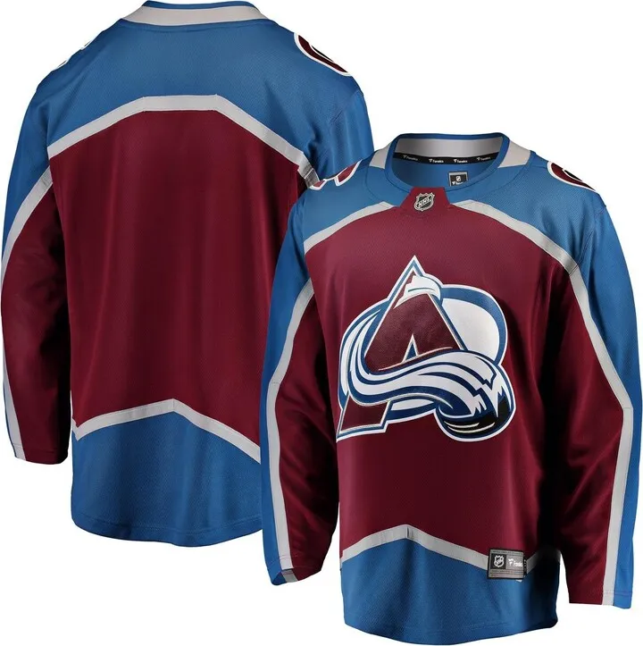 Men's Fanatics Branded Maroon Colorado Avalanche Breakaway Home Jersey