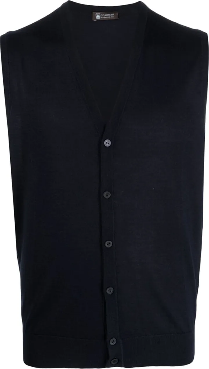 Button-Up Knitted Vest