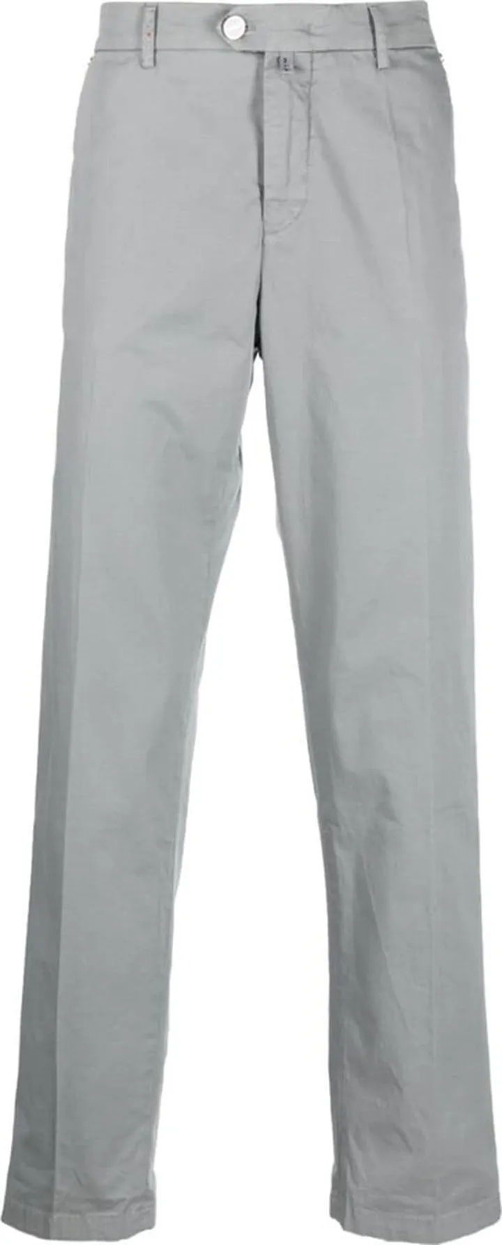Logo-Patch Straight-Leg Trousers