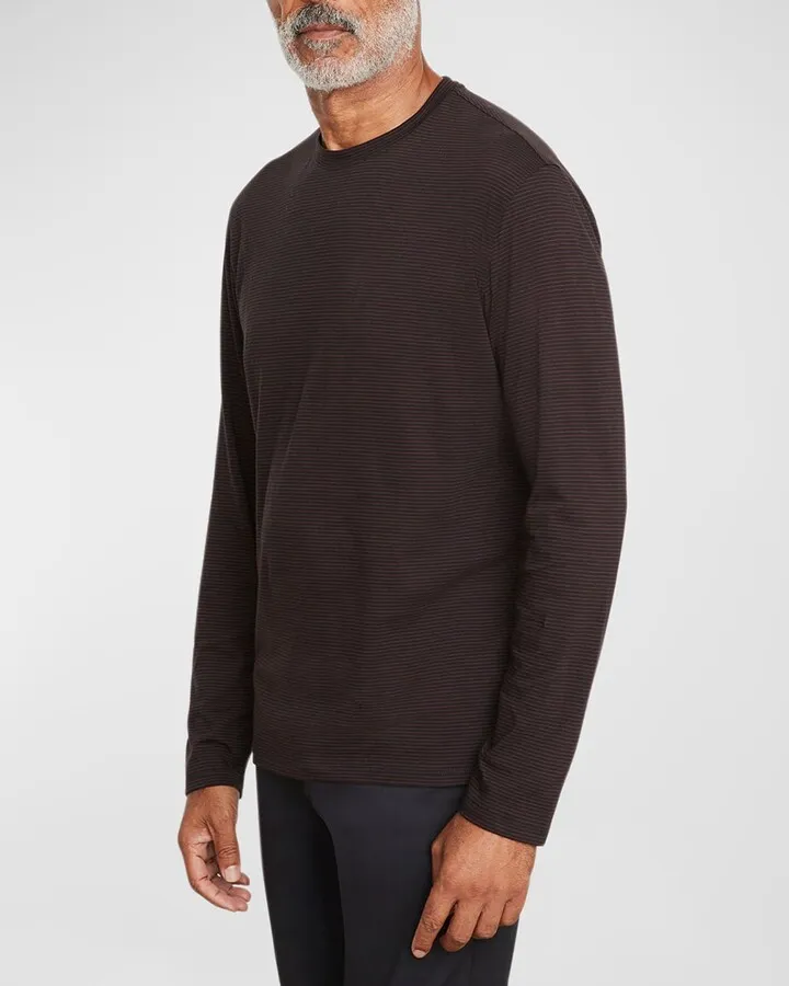 Men's Mini-Stripe Crew T-Shirt