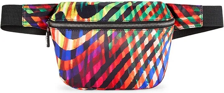 Gender Neutral Tropical-Print Travel Belt Bag