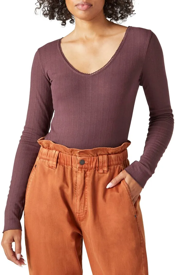 Scoop Neck Bodysuit