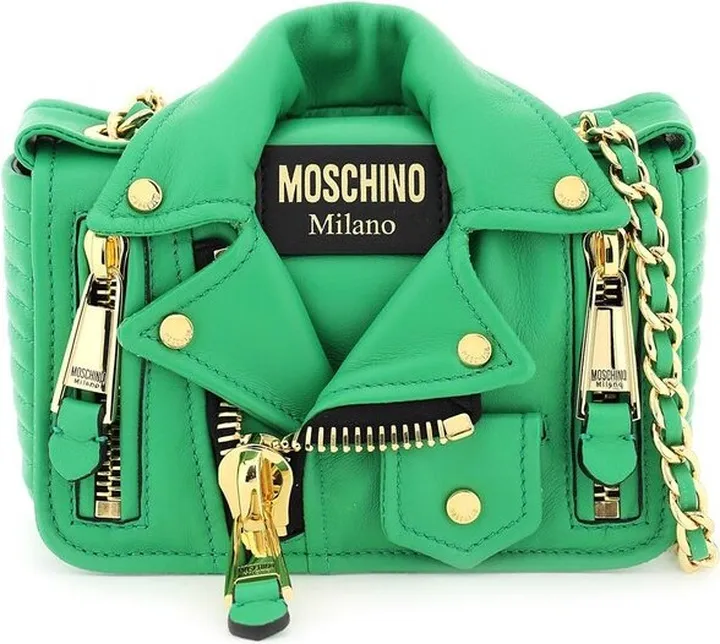 Moschino Biker Jacket Shoulder Bag