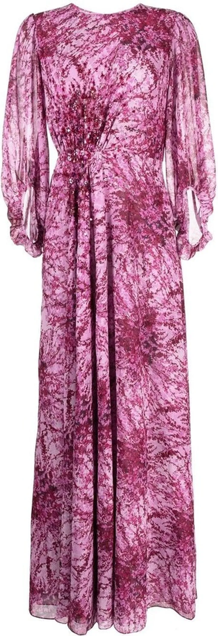 Bianca floral-print gown
