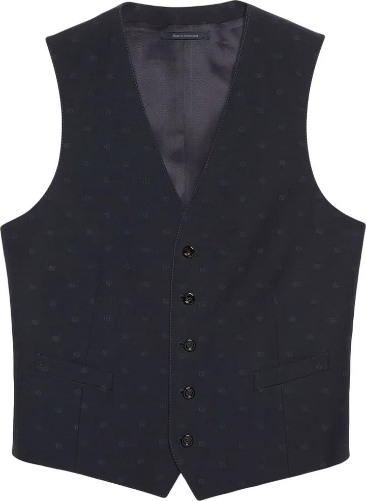 Double G wool waistcoat
