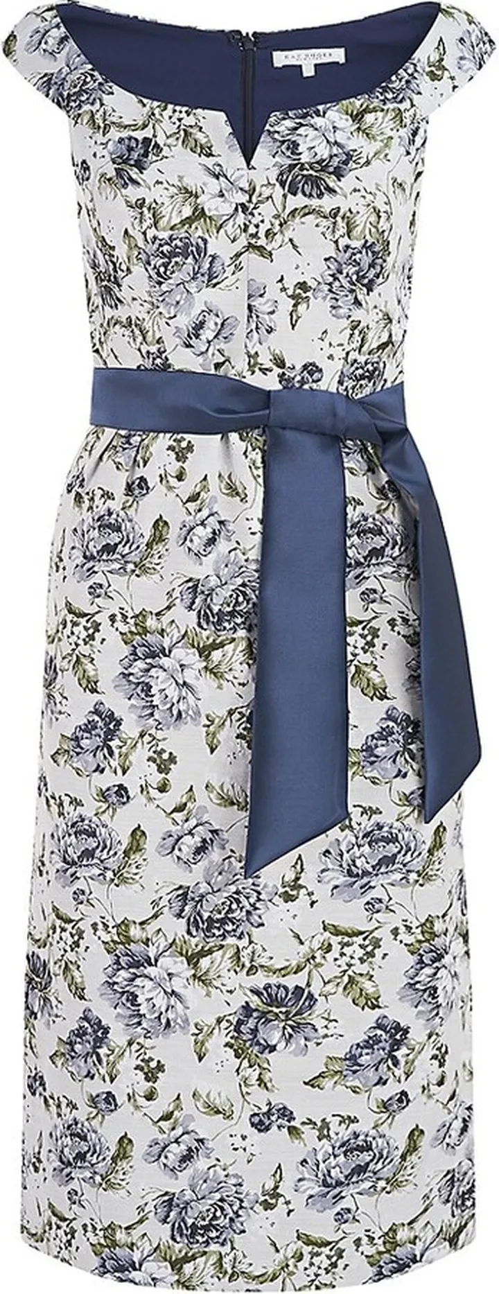 Millie Belted Floral Midi-Dress