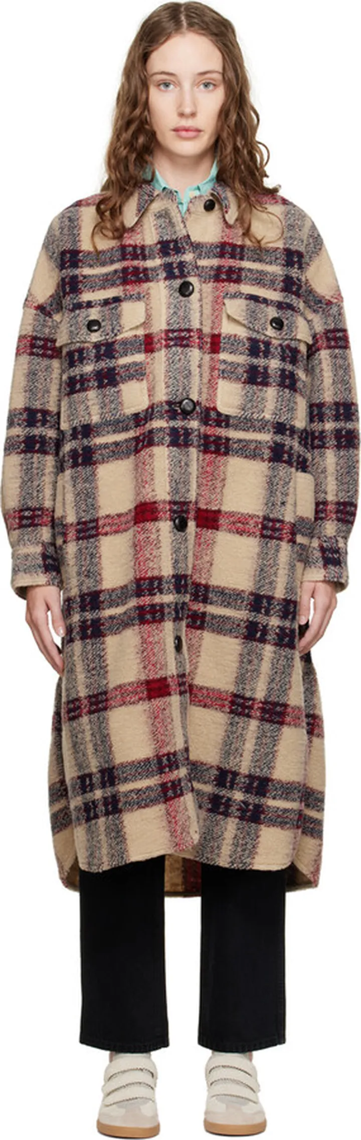Isabel Marant Etoile Beige Fontizi Coat