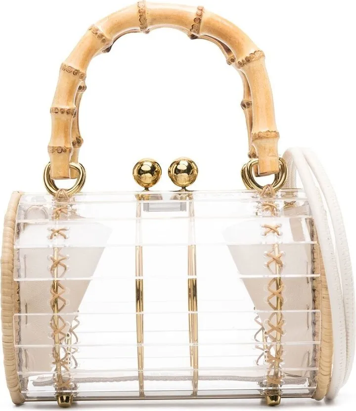 Alix transparent bamboo tote bag