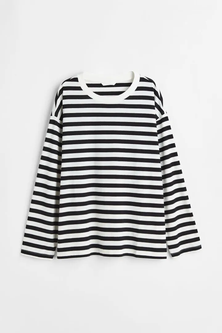 Long-sleeved Jersey Top