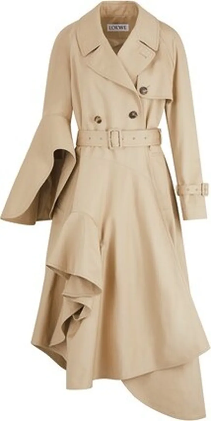 Asymmetric Trench Coat
