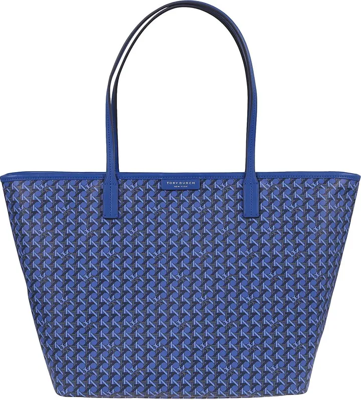 Coated Canvas Zip Tote