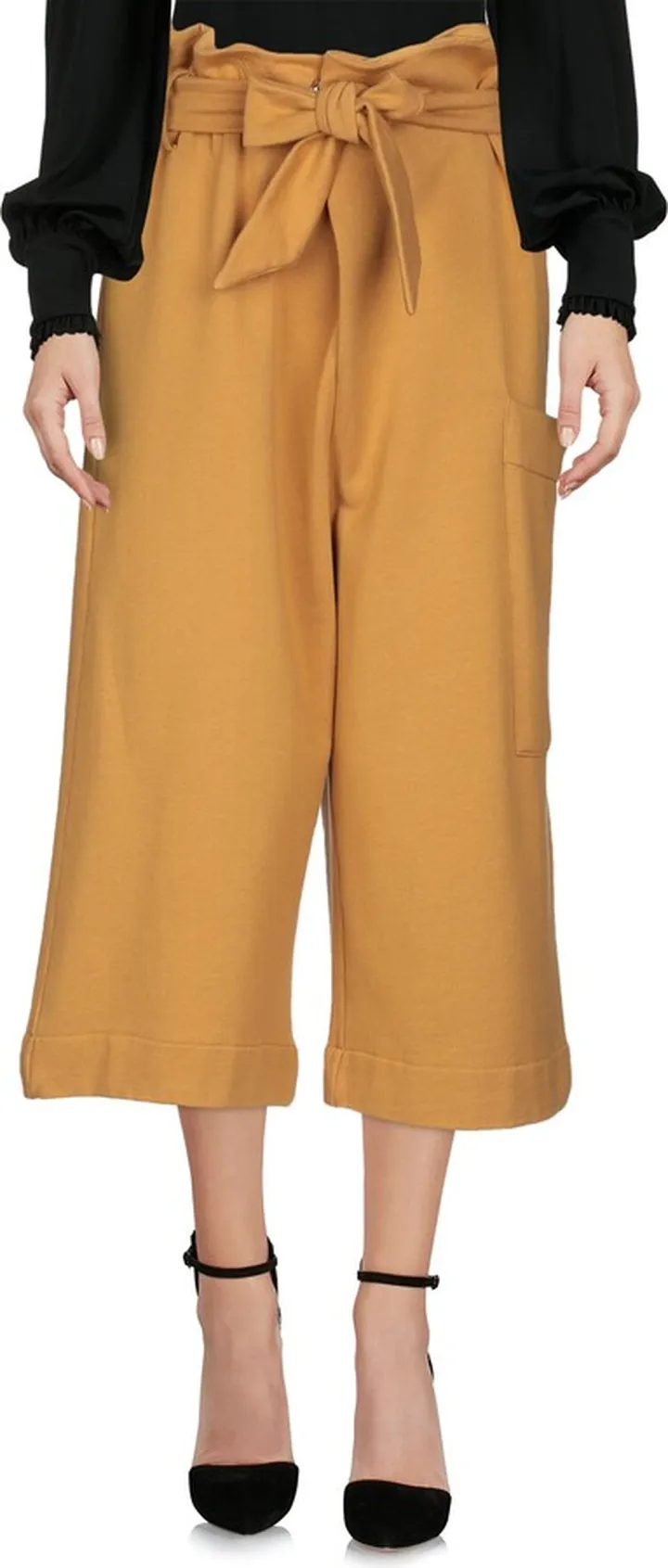 Cropped Pants Ocher