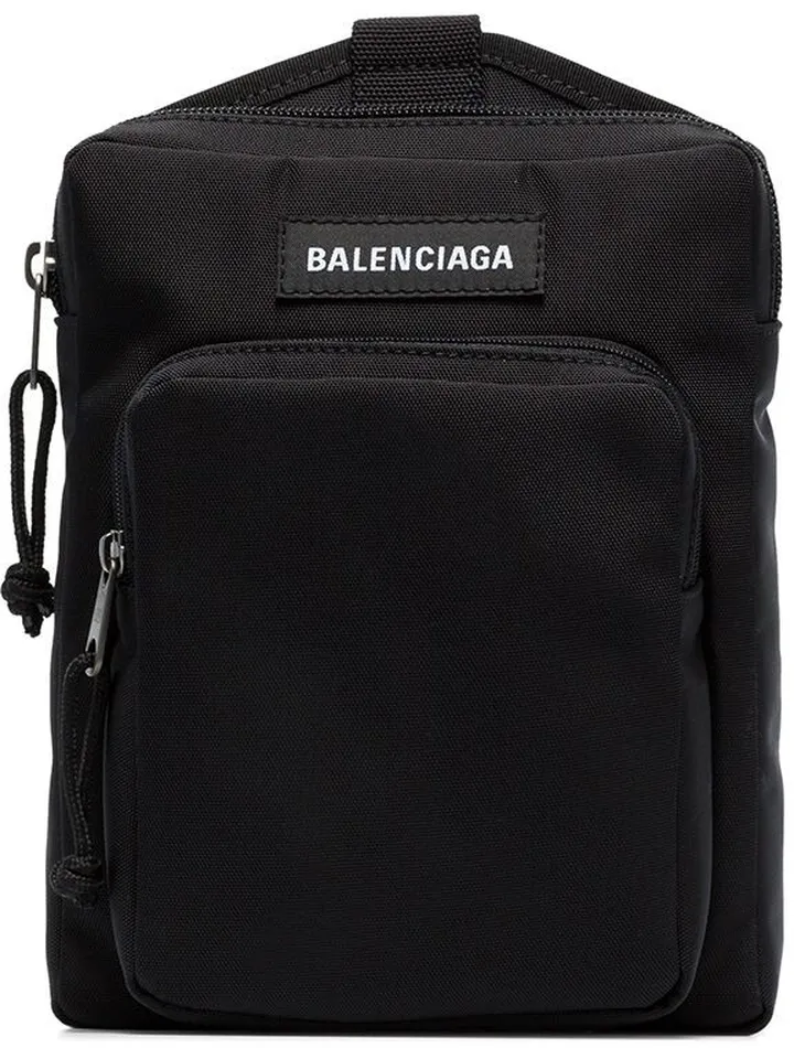 Explorer logo patch crossbody bag