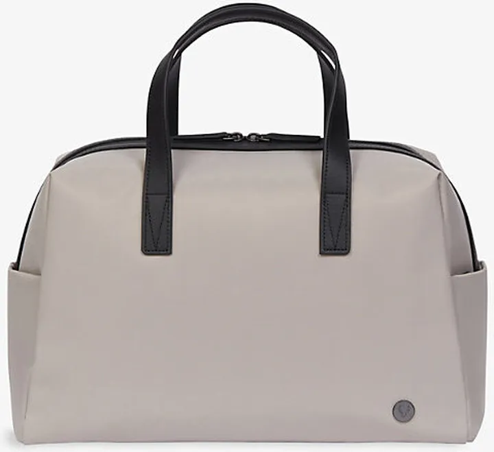 Taupe Chelsea Overnight Woven bag 26cm