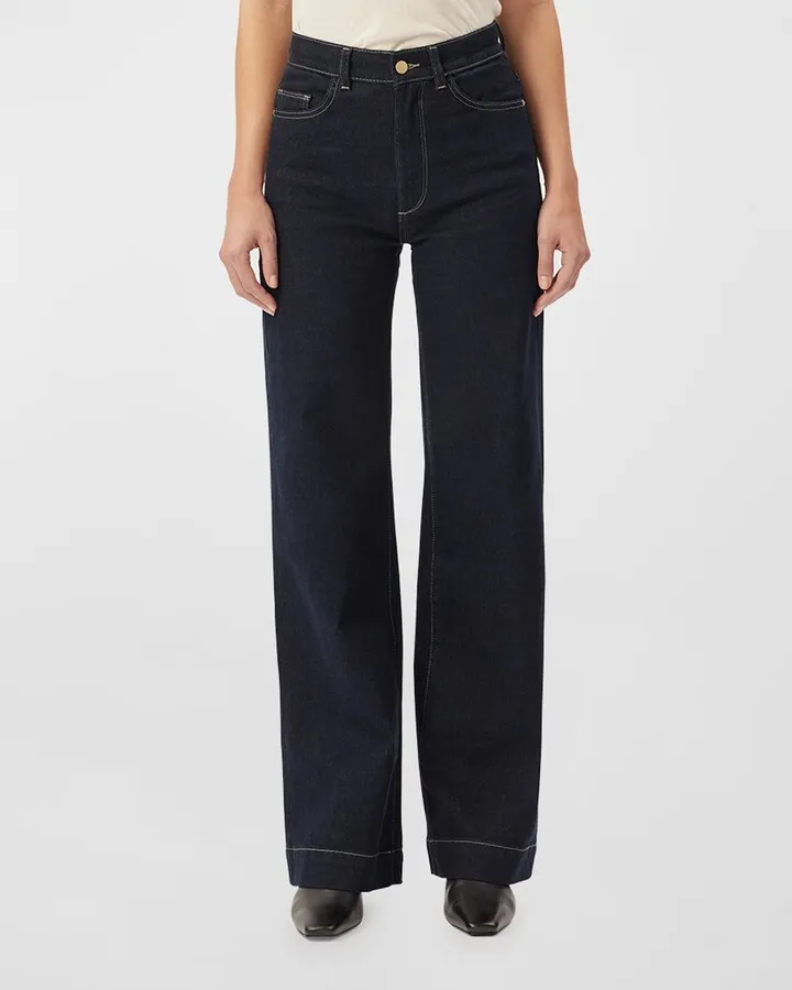 Hepburn Wide-Leg High Rise Vintage Jeans