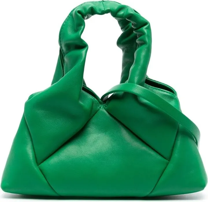 Green Mini Didi Leather Cross Body Bag