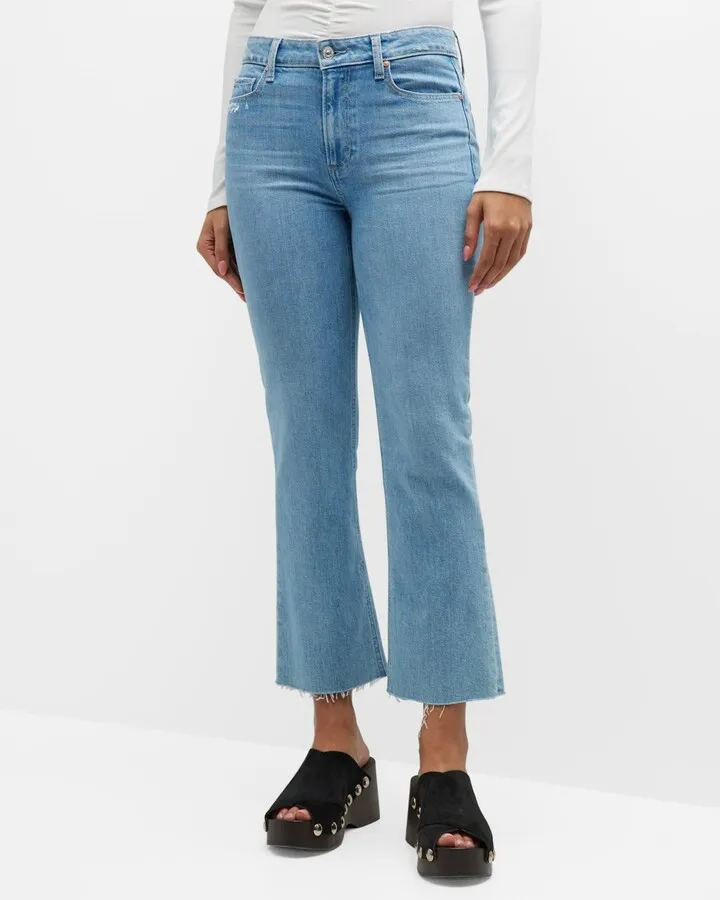 Vintage Crop Flared Jeans