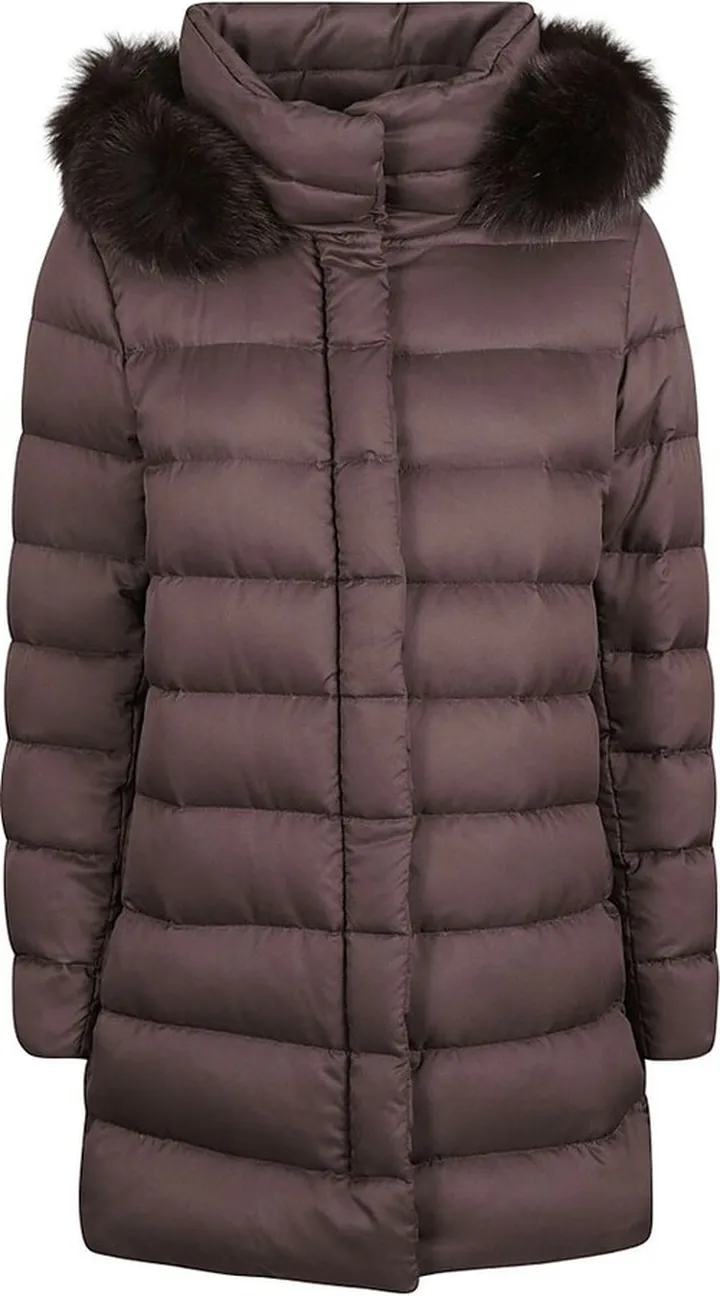 Herno Fur Trimmed Down Jacket