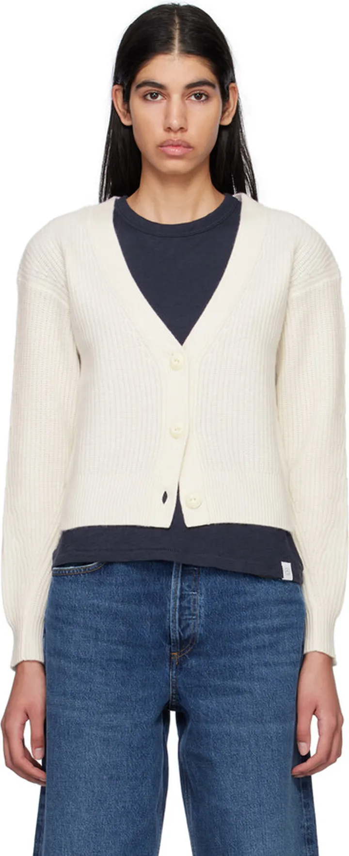 rag & bone Off-White Pierce Caridgan