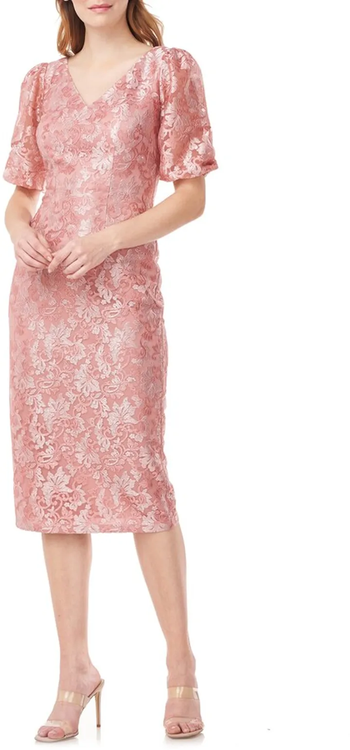 Lia Puff Sleeve Cocktail Dress