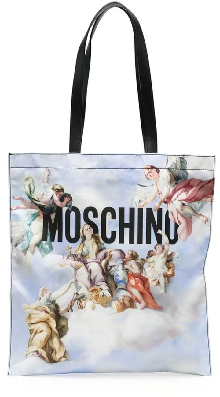 Graphic-Print Shoulder Bag