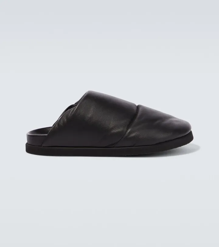 1 Moncler JW Anderson leather slippers