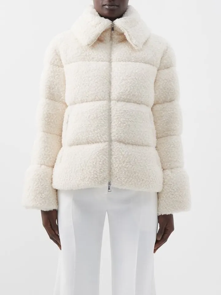 Barbot High-neck Faux-shearling Down Jacket