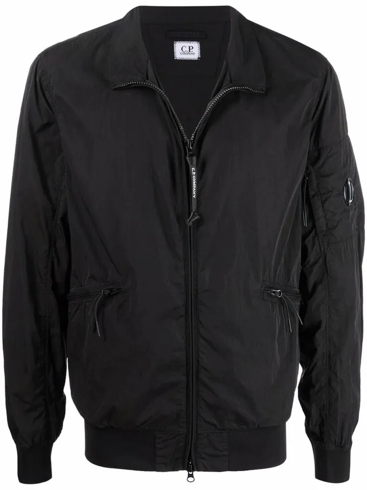 Lens-detail bomber jacket