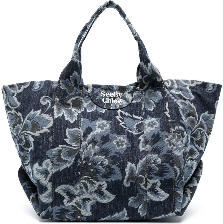 Laetizia jacquard tote bag